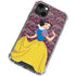Disney Snow White Character with Floral Pattern iPhone 14 Plus Clear Case