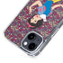 Disney Snow White Character with Floral Pattern iPhone 15 Plus MagSafe Case