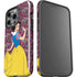 Disney Snow White Character with Floral Pattern iPhone 15 Pro Impact Case