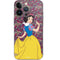 Disney Snow White Character with Floral Pattern iPhone 14 Pro Skin