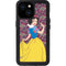 Disney Snow White Character with Floral Pattern iPhone 15 Waterproof Case