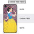 Disney Snow White Character with Floral Pattern iPhone SE (2nd & 3rd Gen) Skin