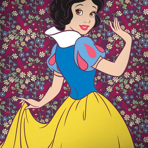 Disney Snow White Character with Floral Pattern iPhone X Pro Case