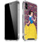 Disney Snow White Character with Floral Pattern iPhone XS Max Clear Case