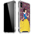 Disney Snow White Character with Floral Pattern iPhone XS Max Clear Case