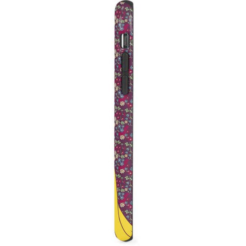 Disney Snow White Character with Floral Pattern iPhone XS Pro Case
