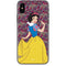 Disney Snow White Character with Floral Pattern iPhone XS Skin