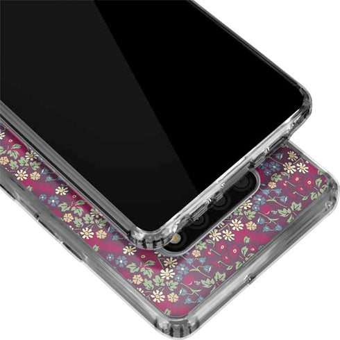 Disney Snow White Character with Floral Pattern LG Stylo 6 Clear Case