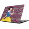 Disney Snow White Character with Floral Pattern Apple MacBook Skin