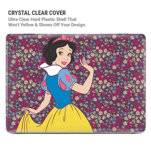 Disney Snow White Character with Floral Pattern MacBook Air 13in M1 (2021) Case plus Skin