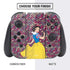 Disney Snow White Character with Floral Pattern Nintendo Switch Bundle Skin