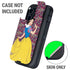 Disney Snow White Character with Floral Pattern Otterbox Defender iPhone Skin