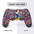 Disney Snow White Character with Floral Pattern PS4 Controller Skin