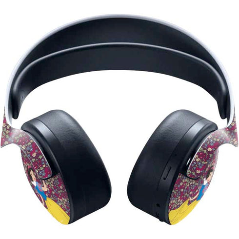Disney Snow White Character with Floral Pattern PULSE 3D Wireless Headset for PS5 Skin