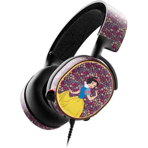 Disney Snow White Character with Floral Pattern SteelSeries Arctis 5 Skin