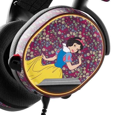 Disney Snow White Character with Floral Pattern SteelSeries Arctis 5 Skin