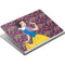 Disney Snow White Character with Floral Pattern Surface Book Skin