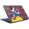 Disney Snow White Character with Floral Pattern Surface Laptop Skin