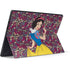 Disney Snow White Character with Floral Pattern Surface Pro 7 Skin