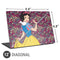 Disney Snow White Character with Floral Pattern Universal Laptop 12in (9.8 x 6.8in) Skin