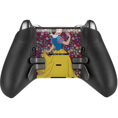 Disney Snow White Character with Floral Pattern Xbox Elite Wireless Controller Series 2 Skin