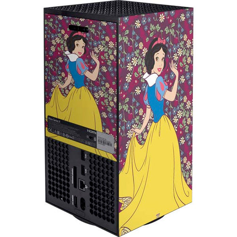 Disney Snow White Character with Floral Pattern Xbox Series X Bundle Skin