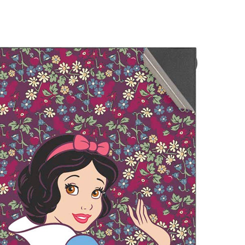 Disney Snow White Character with Floral Pattern Xbox Series X Console Skin