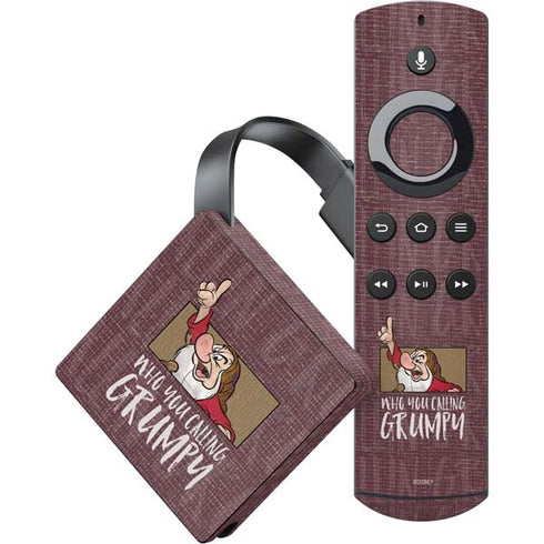 Disney Snow White Grumpy Amazon Fire TV Skin