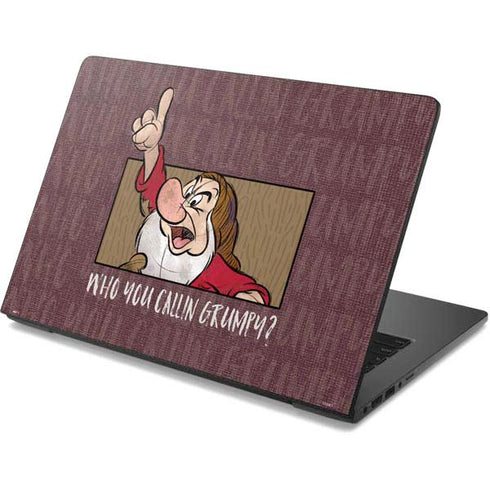 Disney Snow White Grumpy Dell Chromebook Skin