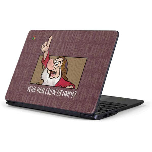 Disney Snow White Grumpy Samsung Chromebook Skin
