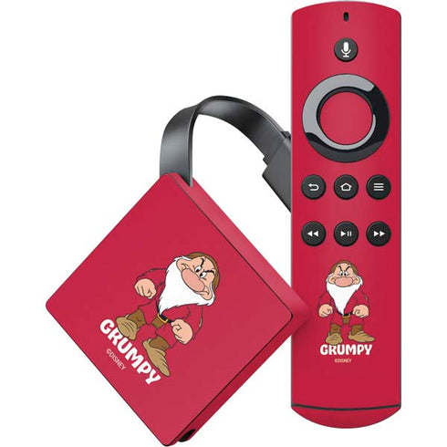 Disney Snow White Grumpy Dwarf Amazon Fire TV Skin