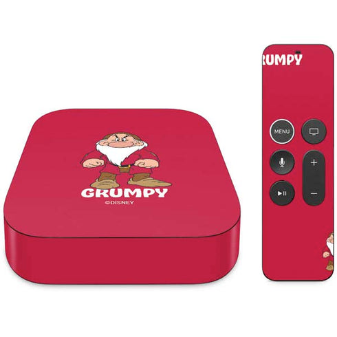Disney Snow White Grumpy Dwarf Apple TV Skin