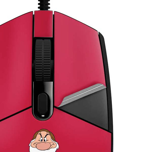 Disney Snow White Grumpy Dwarf G203 Prodigy RGB Wired Gaming Mouse Skin