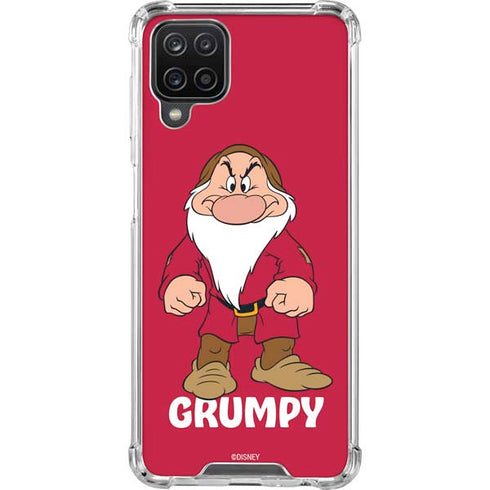 Disney Snow White Grumpy Dwarf Galaxy A12 Clear Case