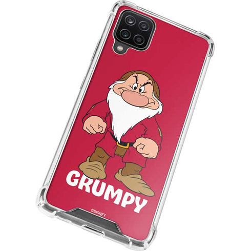 Disney Snow White Grumpy Dwarf Galaxy A12 Clear Case