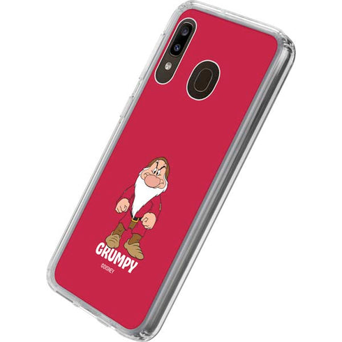 Disney Snow White Grumpy Dwarf Galaxy A20 Clear Case