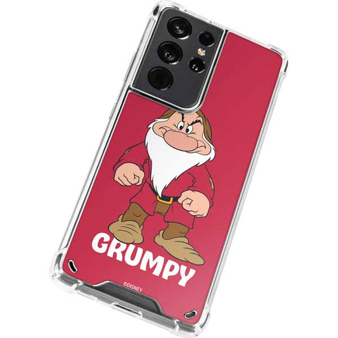 Disney Snow White Grumpy Dwarf Galaxy S21 Ultra 5G Clear Case