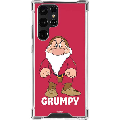 Disney Snow White Grumpy Dwarf Galaxy S22 Ultra Clear Case
