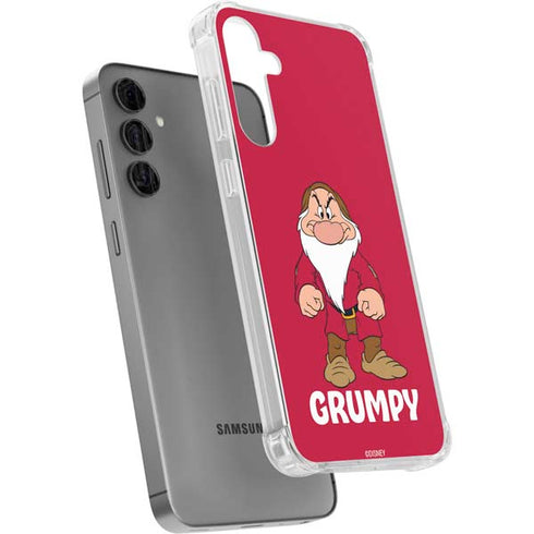 Disney Snow White Grumpy Dwarf Galaxy S24 Plus Clear Case