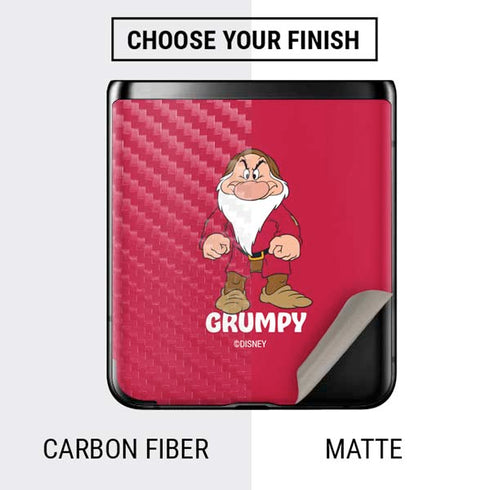 Disney Snow White Grumpy Dwarf Galaxy Z Flip Skin