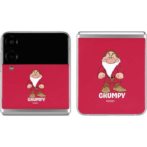 Disney Snow White Grumpy Dwarf Galaxy Z Flip4 5G Skin