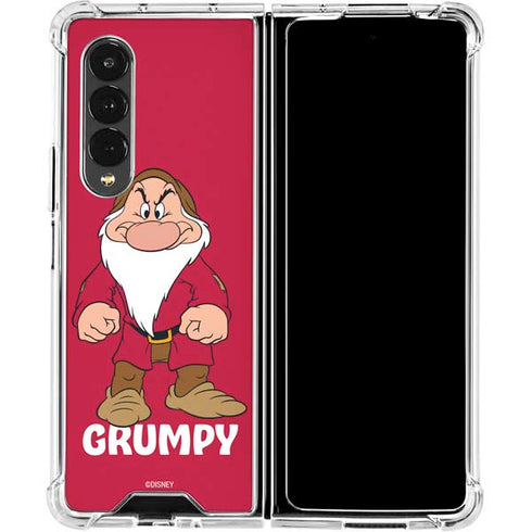 Disney Snow White Grumpy Dwarf Galaxy Z Fold4 5G Clear Case