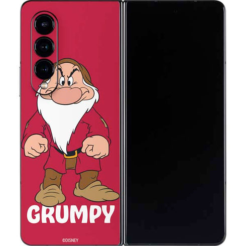 Disney Snow White Grumpy Dwarf Galaxy Z Fold4 5G Skin