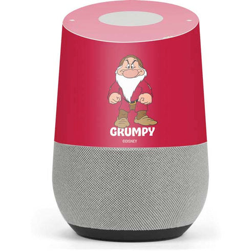 Disney Snow White Grumpy Dwarf Google Home Skin