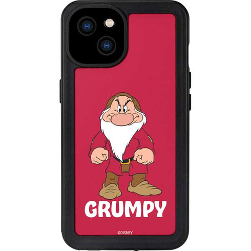 Disney Snow White Grumpy Dwarf iPhone 15 Plus Waterproof Case