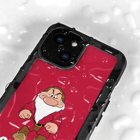 Disney Snow White Grumpy Dwarf iPhone 15 Plus Waterproof Case