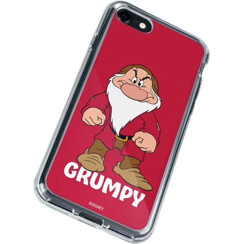 Disney Snow White Grumpy Dwarf iPhone SE (2nd & 3rd Gen) Clear Case