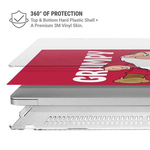 Disney Snow White Grumpy Dwarf MacBook Pro 16in (2019-20) Case plus Skin
