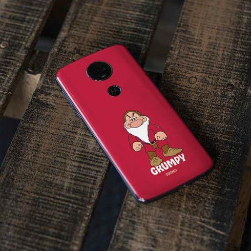 Disney Snow White Grumpy Dwarf Moto E5 Plus Skin