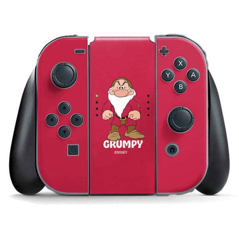 Disney Snow White Grumpy Dwarf Nintendo Switch (2017-2021) Joy-Con Controller Skin